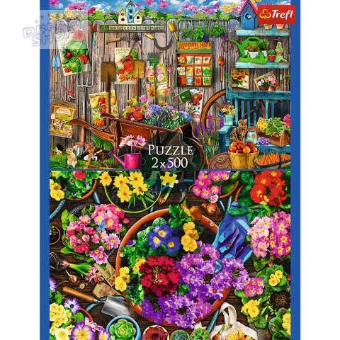 Puzzle - 2x500 - Prace w ogrodzieFSC Mix 70% 37529
