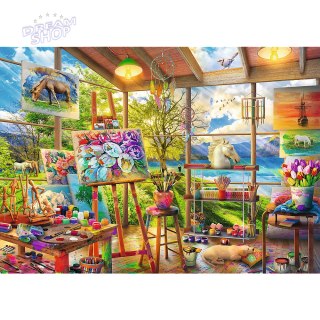 Puzzle - 2x500 - Sztuka malowaniaFSC Mix 70% 37530