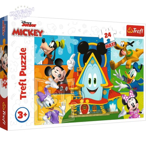 Puzzle - "24 Maxi" - Myszka Miki i przyjaciele Trefl 14351