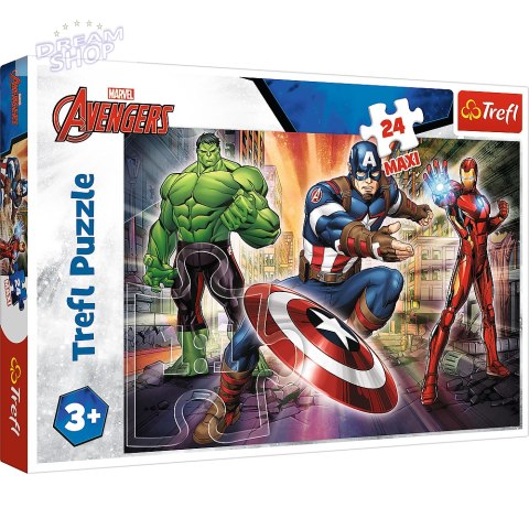 Puzzle - "24 Maxi" - W świecie Avengersów Trefl 14321