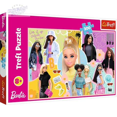 Puzzle - 300 - Twoja ulubiona Barbie - Mattel, Barbie 23025