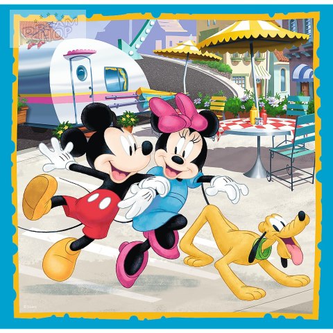 Puzzle - "3w1" - Myszka Miki z przyjaciółmi Trefl 34846 Puzzle - "3w1" - Myszka Miki z przyjaciółmi Trefl 34846