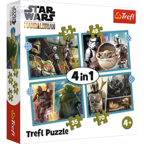 Puzzle - "4w1" - Mandalorian Trefl 34397