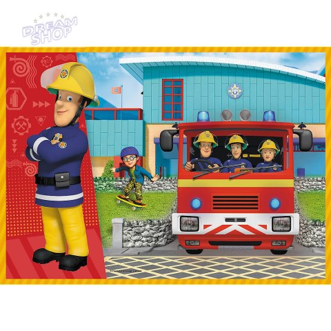 Puzzle - "4w1" - Odważny Strażak Sam Trefl 34387 Puzzle - "4w1" - Odważny Strażak Sam Trefl 34387