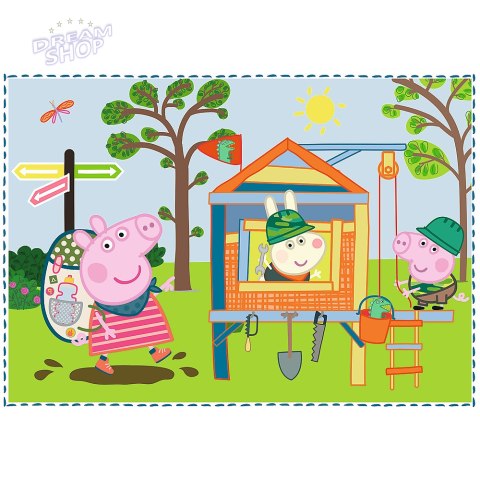 Puzzle - "4w1" - Wspomnienia z wakacji / Peppa Pig Trefl 34359