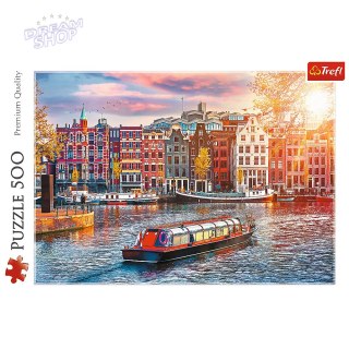 Puzzle 500 el. Amsterdam, Holandia Trefl 37428