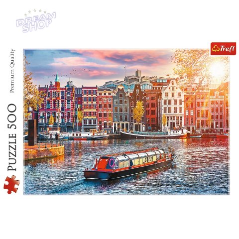 Puzzle 500 el. Amsterdam, Holandia Trefl 37428