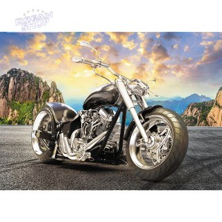 Puzzle 500 el. Czarny motocykl 37384