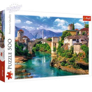 Puzzle 500 el. Stary Most w Mostarze, Bośnia i Hercegowina Trefl 37333