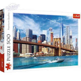 Puzzle 500 el. Widok na Nowy Jork Trefl 37331
