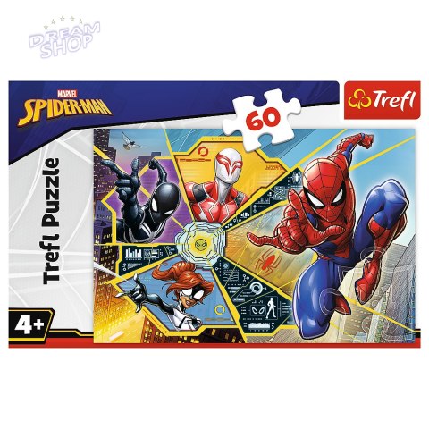 Puzzle - "60" - W sieci / Disney Marvel Spiderman Trefl 17372