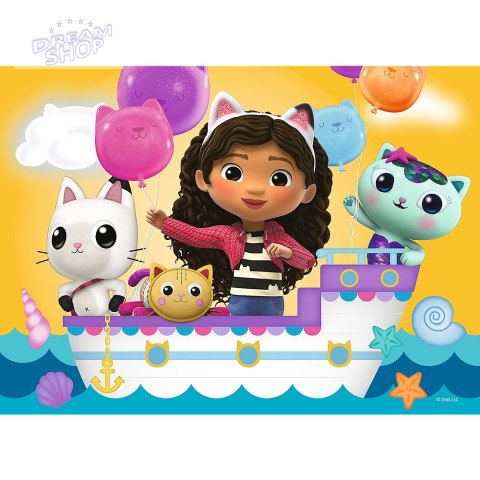 Puzzle - ''miniMaxi" - Kolorowy dzień Gabby / Universal Gabby's Dollhouse Trefl 56041