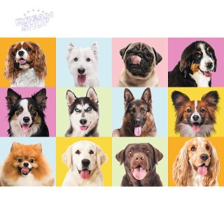 Puzzles - "60" - Słodkie psiaki / Trefl 17374