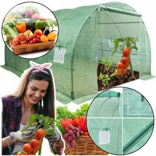 Tunel Foliowy Ogrodowy Szklarnia 4x2,5x2m Folia 10m² UV-4 Premium