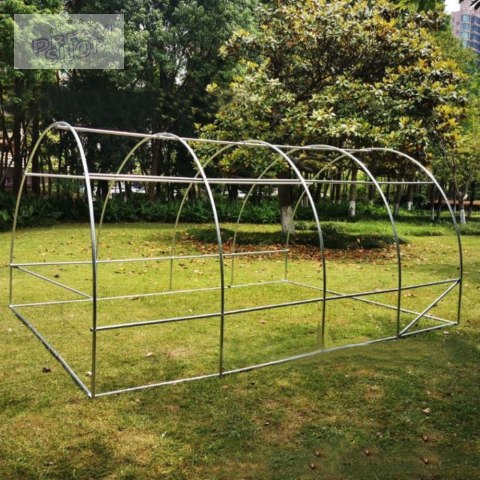 Tunel Foliowy Ogrodowy Szklarnia 4x2,5x2m Folia 10m² UV-4 Premium Tunel Foliowy Ogrodowy Szklarnia 4x2,5x2m Folia 10m² UV-4 Premium