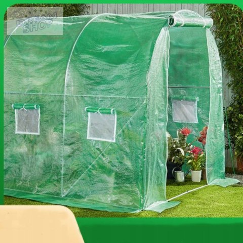 Tunel Foliowy Ogrodowy Szklarnia 4x2,5x2m Folia 10m² UV-4 Premium Tunel Foliowy Ogrodowy Szklarnia 4x2,5x2m Folia 10m² UV-4 Premium