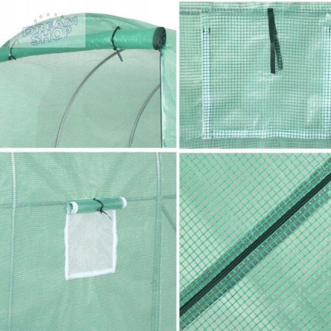 Tunel Foliowy Ogrodowy Szklarnia 4x2,5x2m Folia 10m² UV-4 Premium Tunel Foliowy Ogrodowy Szklarnia 4x2,5x2m Folia 10m² UV-4 Premium