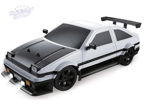 DUŻY Samochód Do Driftu Auto RC Drift 1:16 2,4 GHz PARA DYM Biała Toyota 4WD LED DUŻY Samochód Do Driftu Auto RC Drift 1:16 2,4 GHz PARA DYM Biała Toyota 4WD LED