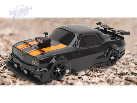 DUŻY Samochód Do Driftu Auto RC Drift 1:16 2,4 GHz PARA DYM Czarny Dodge 4WD LED DUŻY Samochód Do Driftu Auto RC Drift 1:16 2,4 GHz PARA DYM Czarny Dodge 4WD LED