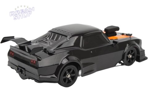DUŻY Samochód Do Driftu Auto RC Drift 1:16 2,4 GHz PARA DYM Czarny Dodge 4WD LED DUŻY Samochód Do Driftu Auto RC Drift 1:16 2,4 GHz PARA DYM Czarny Dodge 4WD LED