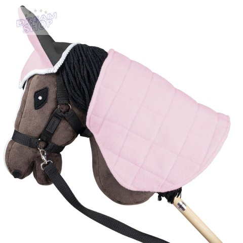 Derka dwustronna i nauszniki Skippi dla Hobby Horse - różowa i szara Derka dwustronna i nauszniki Skippi dla Hobby Horse - różowa i szara