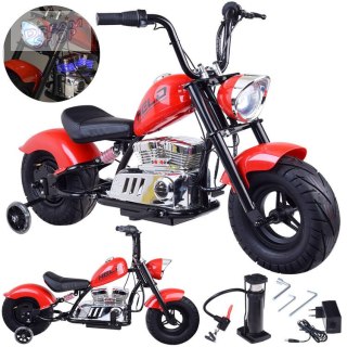 Elektryczny Motor Chopper na akumulator dla dzieci max 80kg manetka PA0318