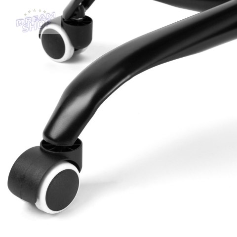 Fotel obrotowy na kółkach Spiner Black czarny velvet Fotel obrotowy na kółkach Spiner Black czarny velvet