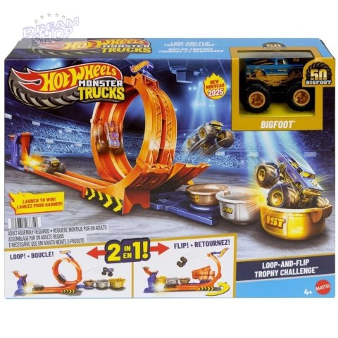 Hot Wheels City Skok po trofeum + monster truck