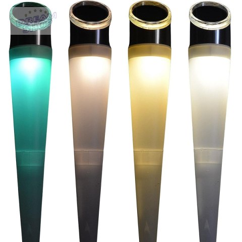 LAMPA SOLARA PATHWAY 4LED 2 KOLORY 32,5CM LAMPA SOLARA PATHWAY 4LED 2 KOLORY 32,5CM