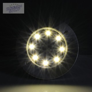 LAMPA SOLARNA 8 LED SMD DO WBICIA W PODŁOŻE KPL.12SZT