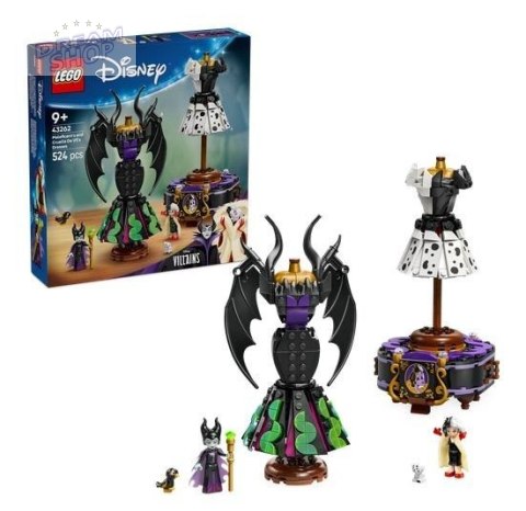 LEGO(R) DISNEY CLASSIC 43262 Suknie Diaboliny i Crue