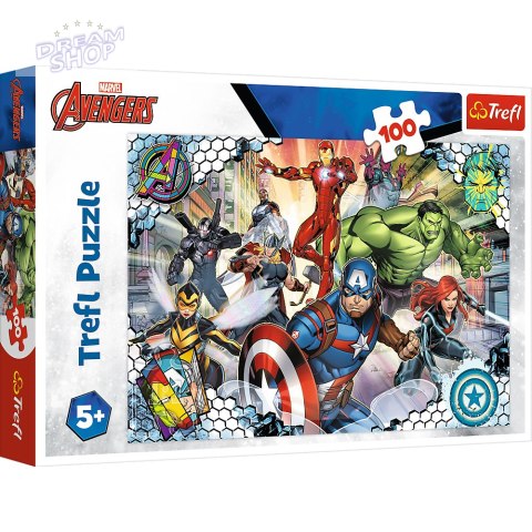 Puzzle - 100 - Sławni Avengers - Disney Marvel The Avengers 16454