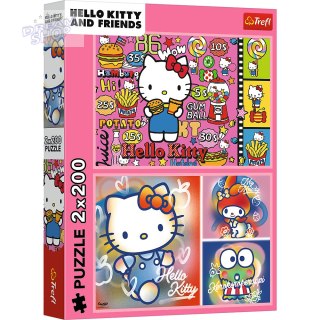 Puzzle - 2x200 - Hello Kitty i przyjaciele - Hello Kitty 13336