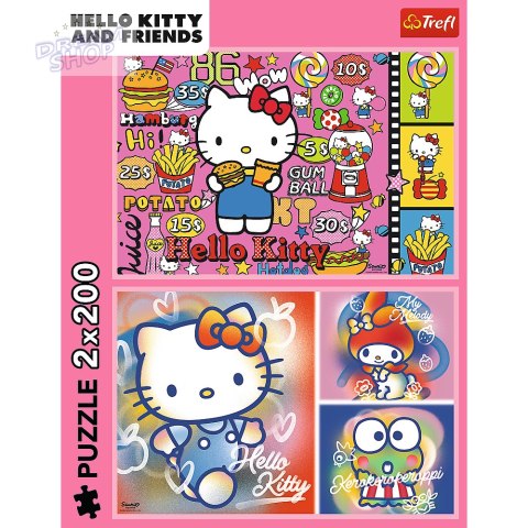 Puzzle - 2x200 - Hello Kitty i przyjaciele - Hello Kitty 13336 Puzzle - 2x200 - Hello Kitty i przyjaciele - Hello Kitty 13336