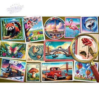 Puzzle - 300 EasyPiece - Znaczki pocztowe Trefl 23100
