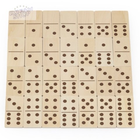 VIGA Drewniane Domino 2w1 Zwierzęta i Liczby
