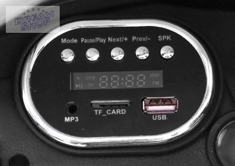 Autko Start Run na akumulator Czarny + Pilot + Funkcje bezpieczeństwa + MP3 LED Autko Start Run na akumulator Czarny + Pilot + Funkcje bezpieczeństwa + MP3 LED