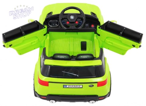 Autko Start Run na akumulator Zielony + Pilot + Funkcje bezpieczeństwa + MP3 LED Autko Start Run na akumulator Zielony + Pilot + Funkcje bezpieczeństwa + MP3 LED