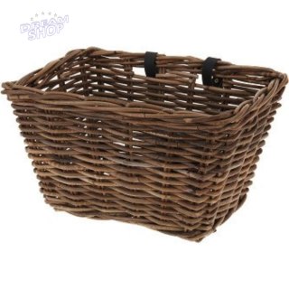 KOSZYK ROWEROWY WIKLINOWY NA PRZÓD 39X30X24CM XQMAX