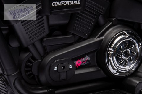Motorek Chopper FASTER na akumulator dla dzieci Różowy + Radio FM + Panel audio + LED Motorek Chopper FASTER na akumulator dla dzieci Różowy + Radio FM + Panel audio + LED