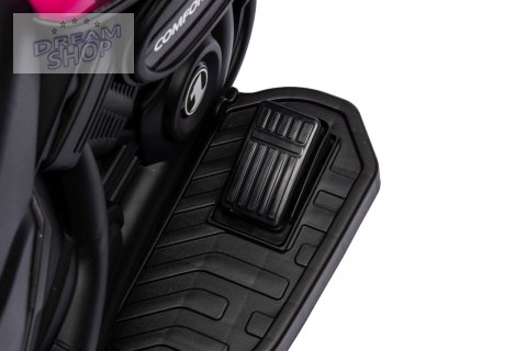 Motorek Chopper FASTER na akumulator dla dzieci Różowy + Radio FM + Panel audio + LED Motorek Chopper FASTER na akumulator dla dzieci Różowy + Radio FM + Panel audio + LED