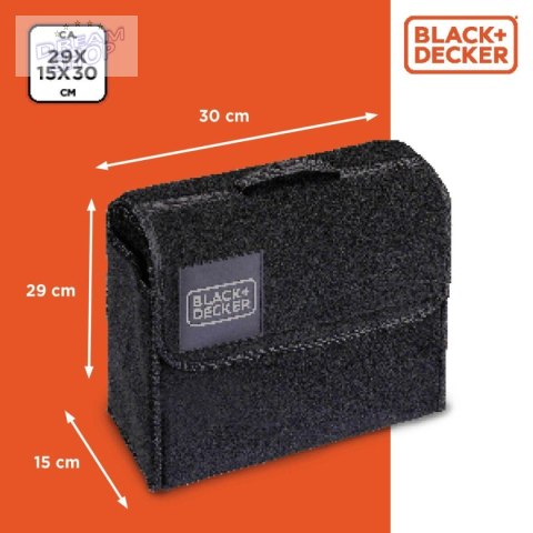 ORGANIZER SCHOWEK TORBA SAMOCHODOWA 29X15X30cm BLACK + DECKER ORGANIZER SCHOWEK TORBA SAMOCHODOWA 29X15X30cm BLACK + DECKER