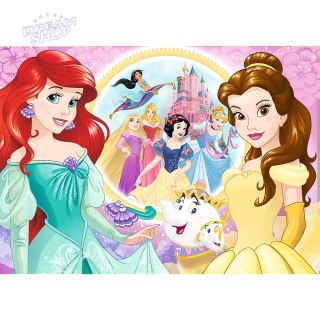 Puzzle - 100 Glitter - Wspomnienia Belli i Arielki / Disney Princess Trefl 14819