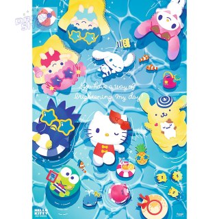 Puzzle - 1000 Premium Plus - Hello Kitty Letni relaks Trefl 12067