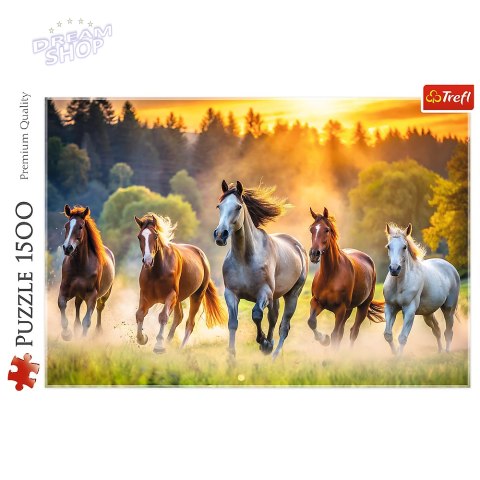 Puzzle - 1500 - Dzikie konie Trefl 26215 Puzzle - 1500 - Dzikie konie Trefl 26215