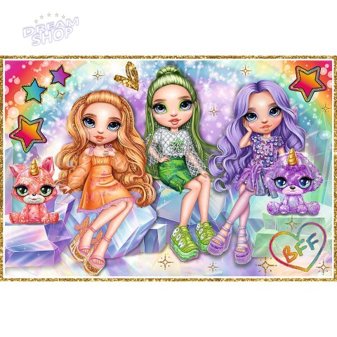 Puzzle - 2x200 - Tęczowe lalki / MGA Rainbow high Trefl 13335
