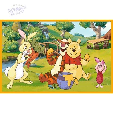 Puzzle - 2x24 - Dzień w ogrodzie - Disney Winnie the Pooh Trefl 34436