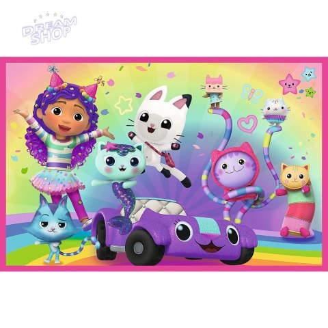Puzzle - 2x24 - Zabawy z Gabby - Universal Gabbys Dollhouse Trefl 34433