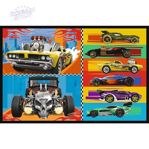 Puzzle - 2x70 - Samochodziki - Hot Wheels Trefl 34442 Puzzle - 2x70 - Samochodziki - Hot Wheels Trefl 34442