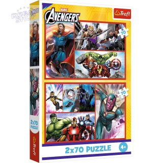 Puzzle - 2x70 - Zostań bohaterem Trefl 34439